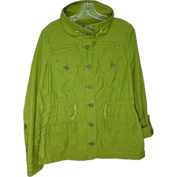 Daughters of the Liberation for Anthropologie Jacket w/Flaws - Green - M* - Picture 3 of 15